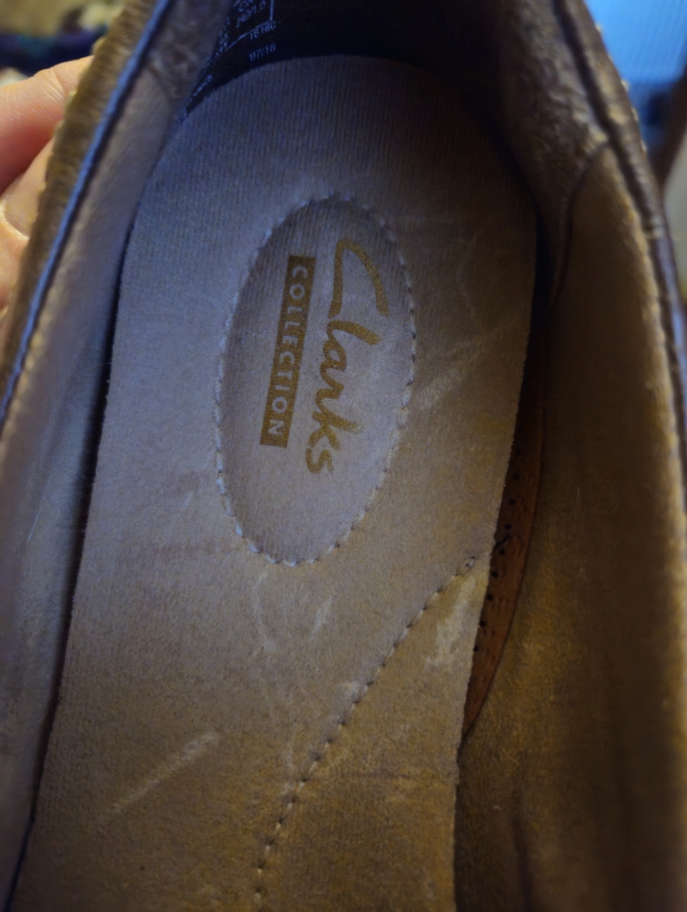 SOLD**Clarks Bronze Ashland Bubble Leather Loafers with Silver Bow - Picture 9 of 10